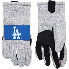 Мужские вязаные перчатки FOCO Grey Los Angeles Dodgers Team Unbranded