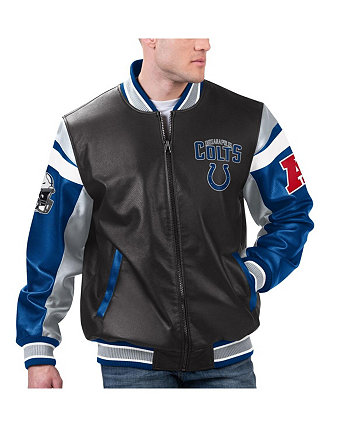 Мужская черная университетская куртка с молнией во всю длину Indianapolis Colts G-III Sports