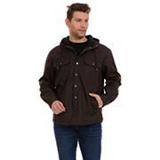 Мужская куртка с капюшоном Bass Creek Outfitters из дышащего флисового софта с длинными рукавами и двумя карманами Bass Creek Outfitters