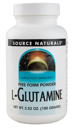 Порошок L-глютамина Source Naturals в свободной форме — 3,53 унции Source Naturals