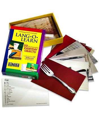 Lang-O-Learn Карты словаря ESL Flashcards, Предметы повседневного обихода Stages Learning Materials
