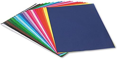 Pacon Spectra Art Tissue Deluxe Bleeding Art Tissue - 18" x 12" - Assorted, 3 Pack Pacon