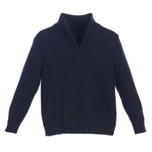 Gioberti Boy's Knitted Half Zip 100% Cotton Sweater Gioberti