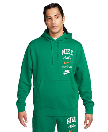 Мужская клубная флисовая толстовка с логотипом Nike