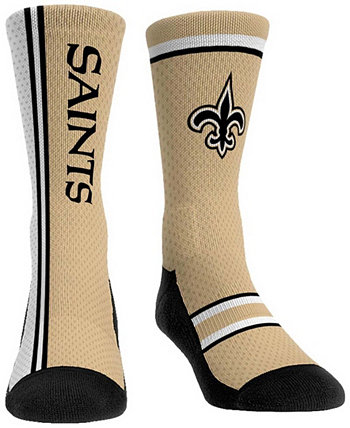Youth Boys and Girls New Orleans Saints Logo Classic Uniform Multi Crew Socks Rock 'Em