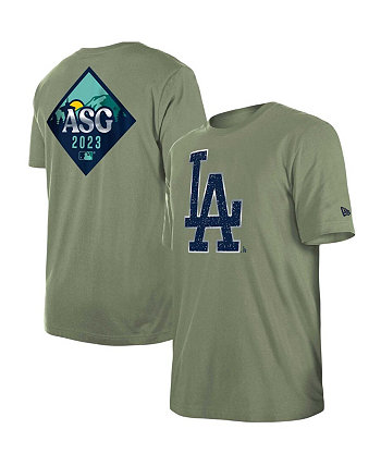 Мужская зеленая футболка Los Angeles Dodgers Матча всех звезд 2023 Evergreen New Era