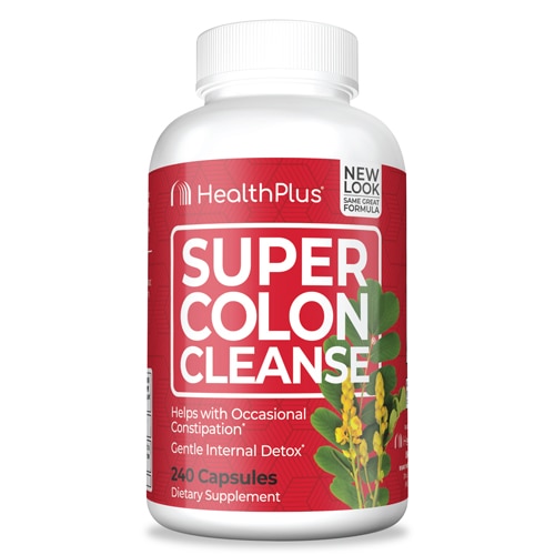 Health Plus Super Colon Cleanse® — 530 мг — 240 капсул Health Plus