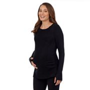 Cuddl Duds® Maternity Fleecewear with Stretch Snap-Front Cuddl Duds