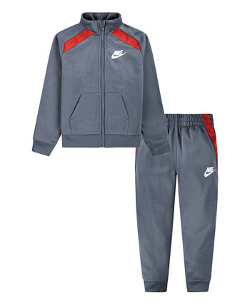 Спортивная одежда для маленьких мальчиков: куртка и штаны на молнии во всю длину, комплект из 2 предметов Nike