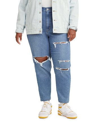 Модные женские джинсы Mom с высокой талией больших размеров Levi's®