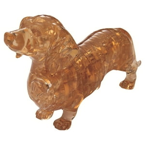 Dachshund Original 3D Crystal Puzzle from BePuzzled, Ages 12 and Up Original 3D Crystal Puzzles