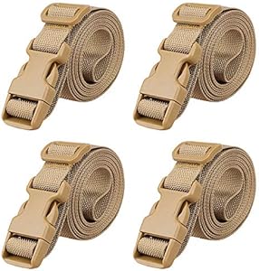 MAGARROW 78" x 1" Strap Buckle Packing Straps Adjustable 1-Inch Belt MAGARROW