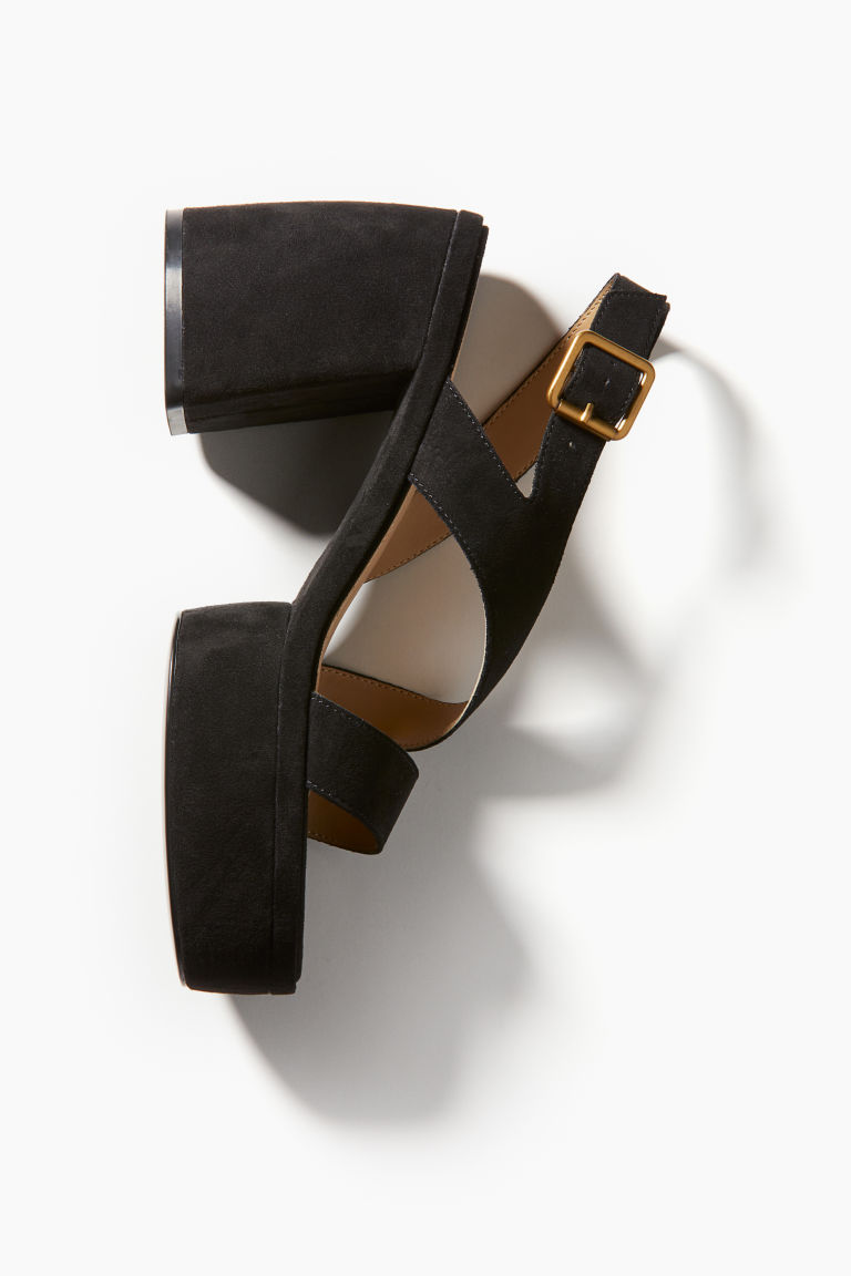 Block-heeled Platform Sandals H&M