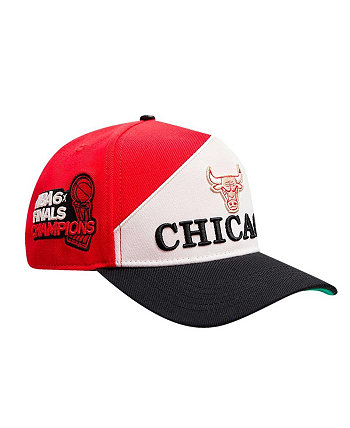 Бейсболка Pro Standard Мужская Красно-Черная Chicago Bulls Pinch Chevron Регулируемая Pro Standard