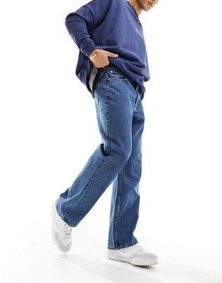 Выцветшие жесткие джинсы свободного кроя Only & Sons после стирки Only & Sons