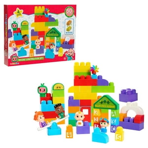 Cocomelon Deluxe Construction Set, Officially Licensed Kids Toys for Ages 18 Month, Gifts and Presents CoComelon