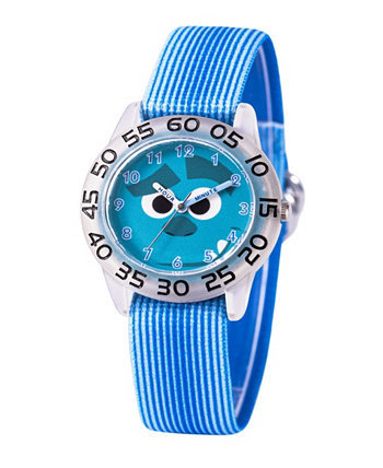 Часы Disney Monsters Inc. для мальчиков с синим нейлоновым ремешком и пластиком, 32 мм Ewatchfactory