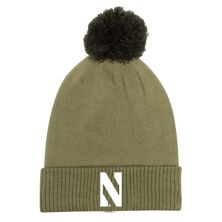 Men's Under Armour  Green Northwestern Wildcats Freedom Collection Cuffed Knit Hat with Pom Under Armour