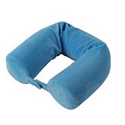 Аксессуары для путешествий Mirage Snuggle Velvet Twist Memory Foam Travel Neck Pillow Mirage