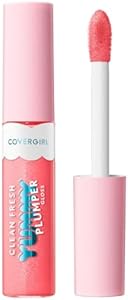 COVERGIRL Clean Fresh Yummy Gloss – Lip Gloss, Sheer, Natural Scents, Vegan Formula - Let’s Get Fizzical Covergirl