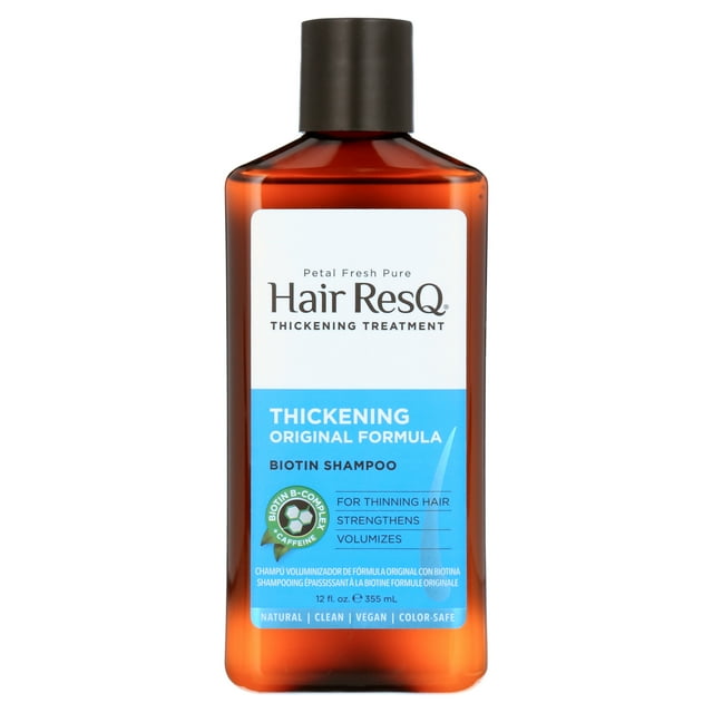 Petal Fresh Hair ResQ Thickening Original Formula Shampoo, 12 fl oz, for All Hair Types Petal Fresh