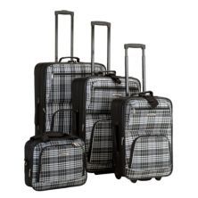 Набор чемоданов Rockland из 4 предметов с принтом Rockland