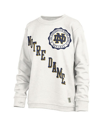 Белый женский пуловер Notre Dame Fighting Irish Shoreline Sundown свитшот Pressbox