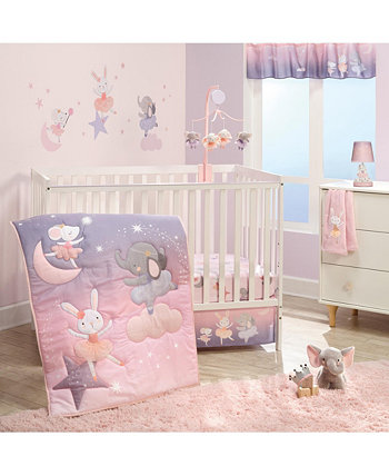Комплект постельного белья для детской кроватки Tiny Dancer из 3 предметов - Слон Bedtime Originals