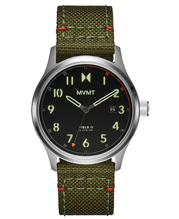 Мужские зеленые нейлоновые часы Field II 41 мм MVMT