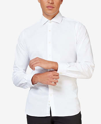 Мужская однотонная рубашка White Knight OppoSuits