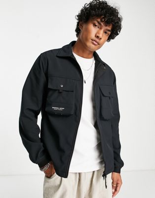 Черная куртка-рубашка Marshall Artist Marshall Artist