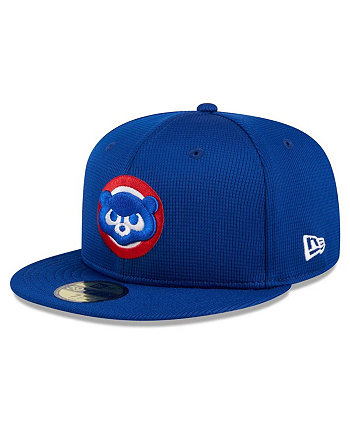 Men's Royal Chicago Cubs 2024 Batting Practice 59FIFTY Fitted Hat New Era