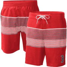 Men's G-III Sports by Carl Banks  Red Boston Red Sox Coastline Volley Swim Shorts G-III Sports by Carl Banks