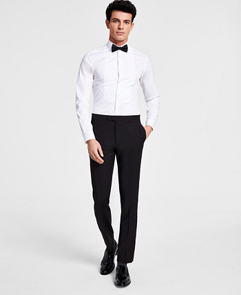 Мужские облегающие шерстяные брюки-смокинги Calvin Klein