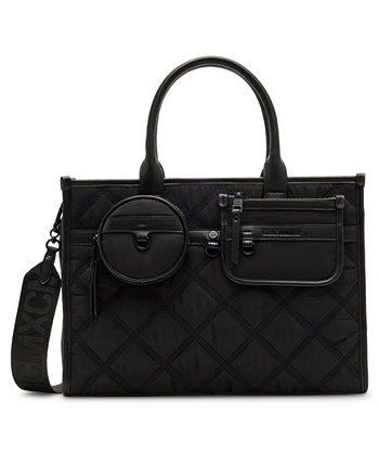 Tyler Nylon Quilted Book Tote Steve Madden