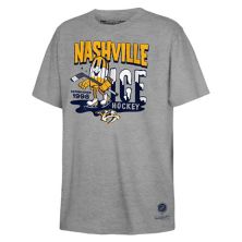 Youth Mitchell & Ness Gray Nashville Predators Popsicle T-Shirt Mitchell & Ness