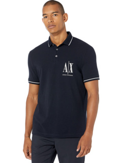Мужская футболка-поло Armani Exchange с вышитым логотипом AX AX ARMANI EXCHANGE