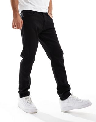DTT stretch slim fit jeans in black Don't Think Twice