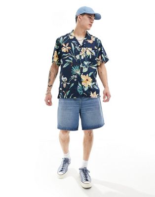 Темно-синяя рубашка с гавайским принтом Levi's Sunset Levi's®