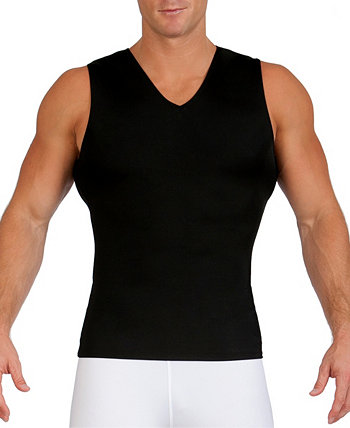 Men's Power Mesh Compression Sleeveless V-Neck Shirt Instaslim