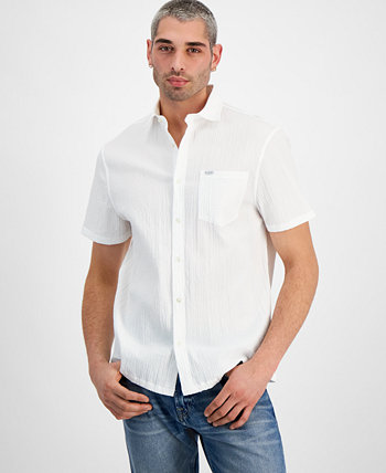 Men's Regular-Fit Textured Shirt GUESS