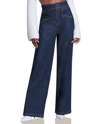 Women's Wide-Leg High-Rise Jeans Avec Les Filles