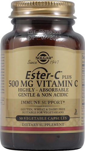 Ester-C® Plus Витамин С - 500 мг - 50 растительных капсул - Solgar Solgar