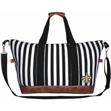 Женская полосатая сумка New Orleans Saints Weekender Bag Unbranded