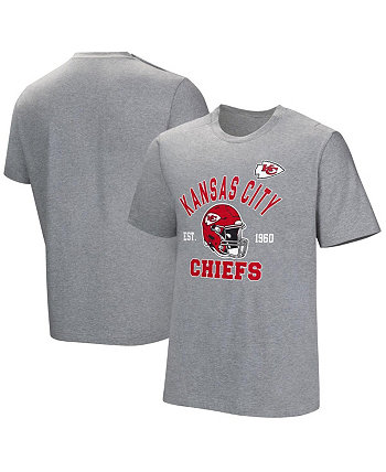 Мужская серая адаптивная футболка Kansas City Chiefs Tackle NFL