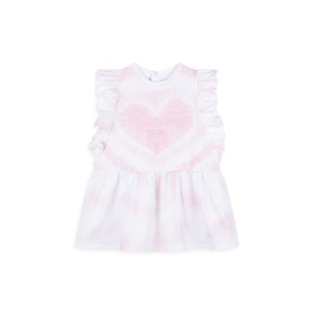 Детские &amp; Платье с принтом тай-дай и логотипом для маленьких девочек Givenchy