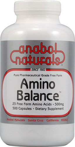 AnabolNaturals Amino Balance — 500 мг — 500 капсул AnabolNaturals