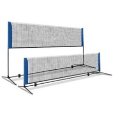 Adjustable Badminton Racket Set with Portable Carry Bag-14 Feet Slickblue