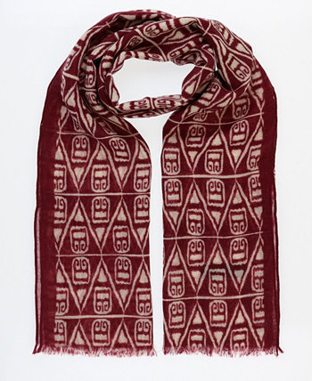 Мужской шарф с ацтекским принтом V. Fraas