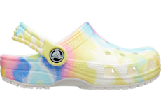 Детские Сабо Crocs Classic Tie-Dye Graphic Crocs